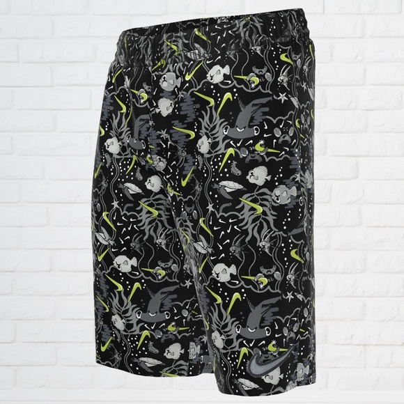 NWT Nike Sea Friends Lap Volley Swim Shorts - Black - Boys Small/8-9